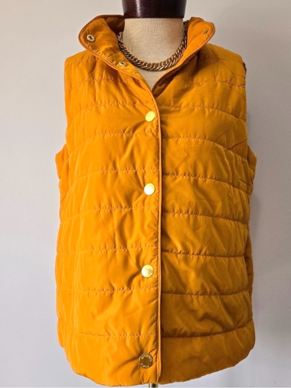 Michael Kors Puffer Vest w/Gold Hardware